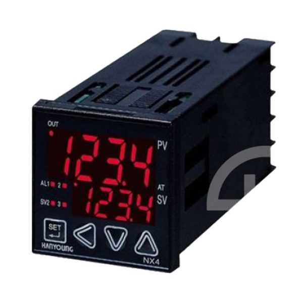 کنترلر دمای Hanyoung با ورودی چندگانه و آنالوگ و کنترل(24VDC) مدل NX4