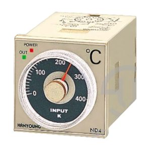 کنترلر دمای ND4_FKMR07 هانیانگ نصب ریلی با سوکت 8 پین