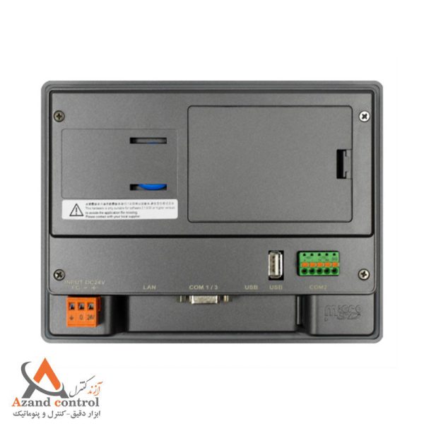 نمای پشت اچ ام ای (HMI) پنل مستر مدل PMT070-WST1B-F1R1